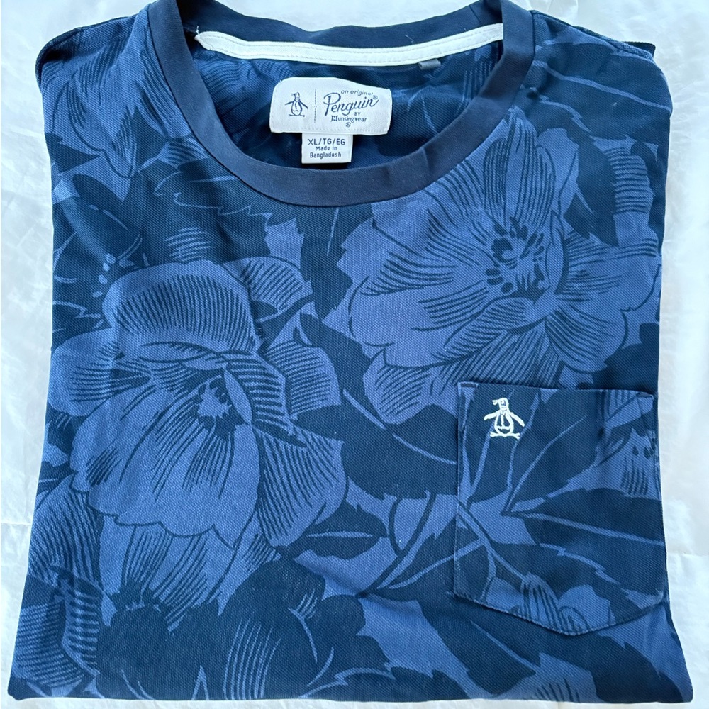 Original Penguin Men's Navy Floral Short top